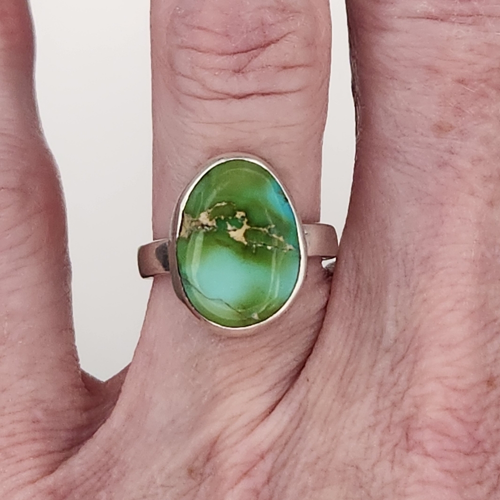 Sonoran Gold Turquoise Sterling Silver Ring